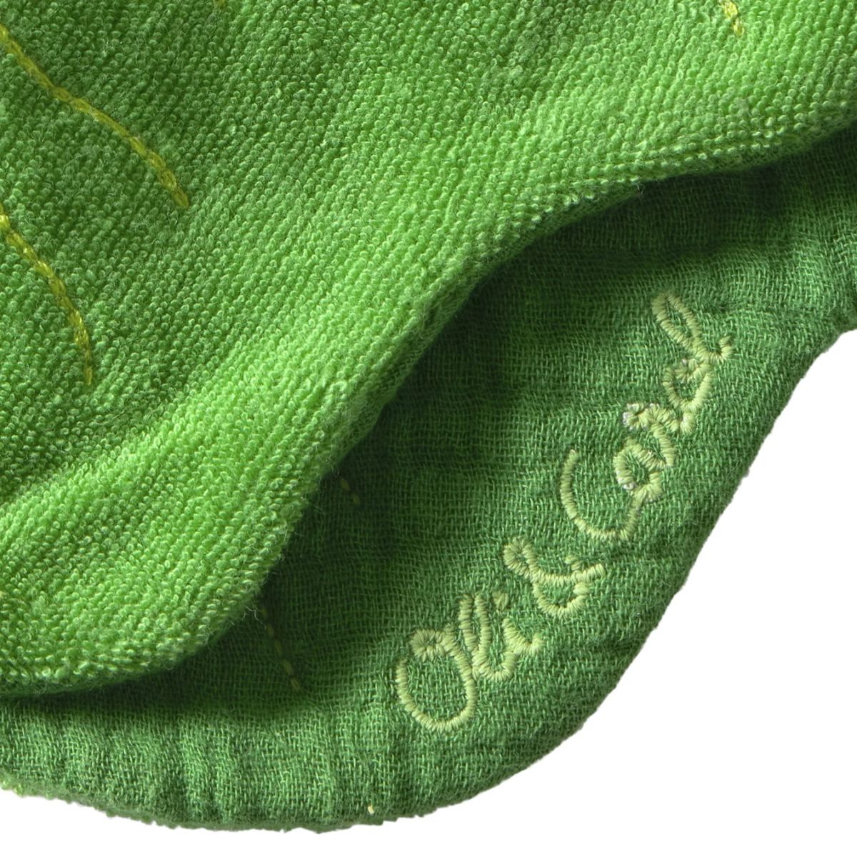 Oli & Carol Baby Bib -  Kendall The Kale - Highly Absorbent 3-Layer Design