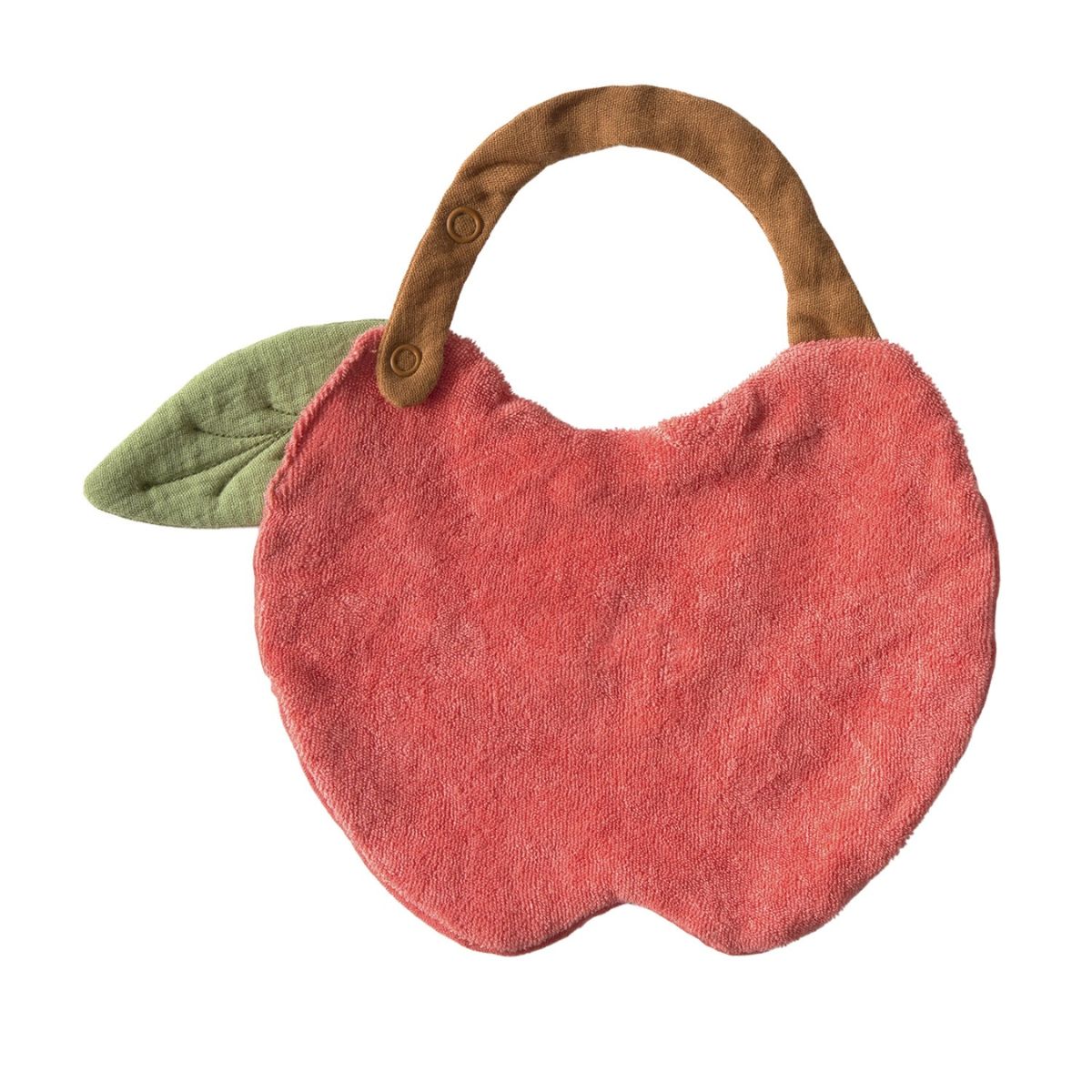 Oli & Carol Bib -  Pepa The Apple - Safe and Certified for Daily Use